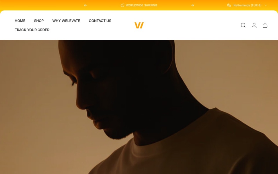Welevate Club — custom Shopify store built by Rachna Builds